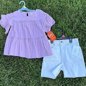 Girls medium matching clothing set